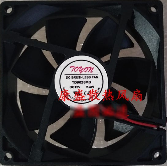 TONON TD9025MS 12V 2.4W 2wires cooling fan TONON TD9025MS 12V 2.4W 2wires cooling fan
